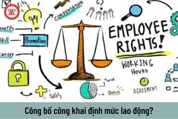 Không công bố công khai tại nơi làm việc trước khi thực hiện mức lao động thì bị xử phạt như thế nào?