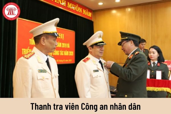 Thanh tra viên Công an nhân dân hiện nay có bao nhiêu ngạch?