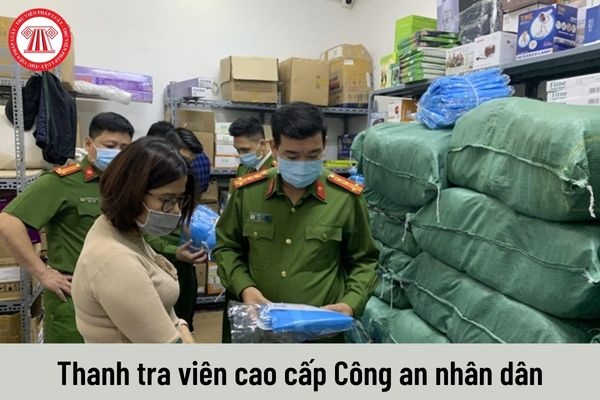 Từ ngày 01/7/2023 Thanh tra viên cao cấp Công an nhân dân được nhận mức lương như thế nào?