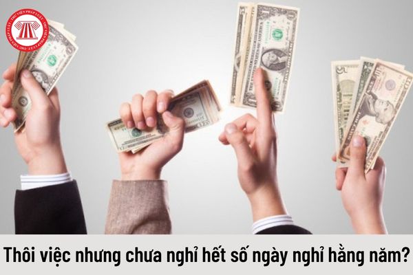 Người lao động thôi việc mà chưa nghỉ hết số ngày nghỉ hằng năm thì có được thanh toán tiền lương cho những ngày chưa nghỉ không?