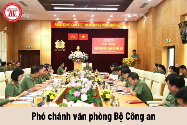 Mức phụ cấp chức vụ lãnh đạo của Phó chánh văn phòng Bộ Công an được nhận là bao nhiêu?