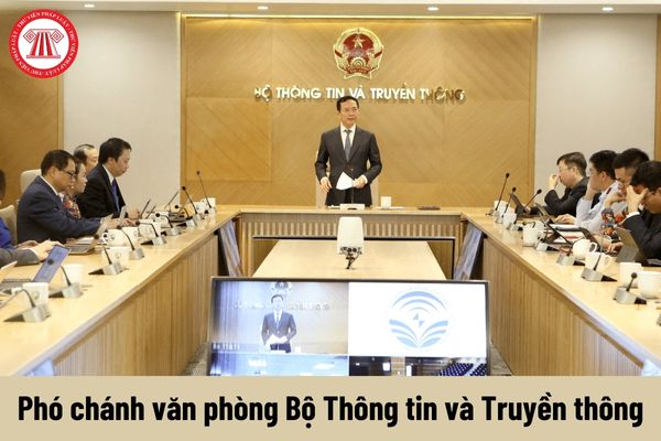 Mức phụ cấp chức vụ lãnh đạo của Phó chánh văn phòng Bộ Thông tin và Truyền thông được nhận là bao nhiêu?