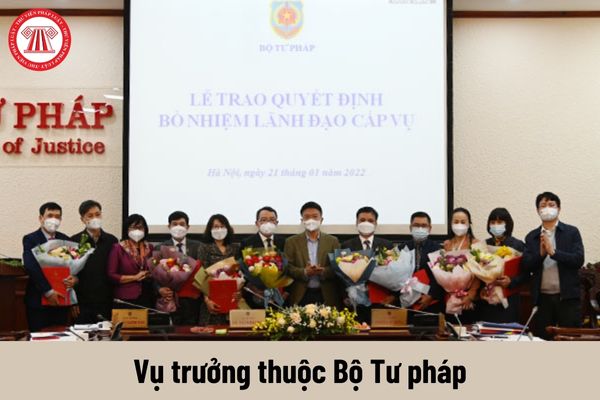 Mức phụ cấp chức vụ lãnh đạo của Vụ trưởng thuộc Bộ Tư pháp được nhận là bao nhiêu?