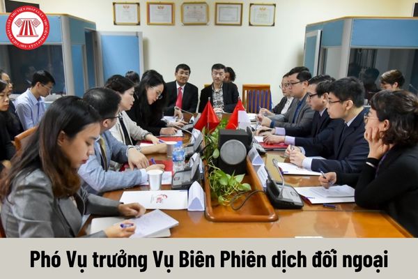 Mức phụ cấp chức vụ lãnh đạo của Phó Vụ trưởng Vụ Biên Phiên dịch đối ngoại được nhận là bao nhiêu?