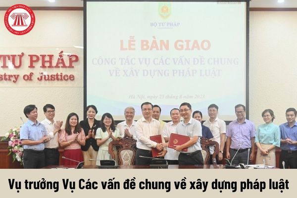 Vụ trưởng Vụ Các vấn đề chung về xây dựng pháp luật được nhận mức phụ cấp chức vụ lãnh đạo là bao nhiêu?