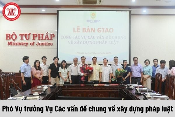 Phó Vụ trưởng Vụ Các vấn đề chung về xây dựng pháp luật được nhận mức phụ cấp chức vụ lãnh đạo là bao nhiêu?