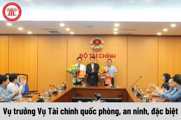 Mức phụ cấp chức vụ lãnh đạo của Vụ trưởng Vụ Tài chính quốc phòng, an ninh, đặc biệt được nhận là bao nhiêu?