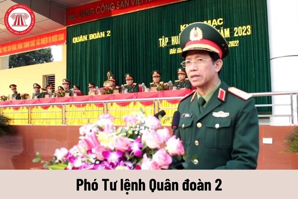 Mức phụ cấp chức vụ lãnh đạo Quân đội nhân dân Việt Nam của Phó Tư lệnh Quân đoàn 2 là bao nhiêu?