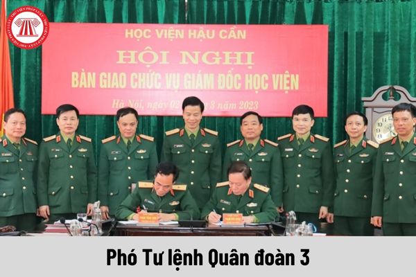 Mức phụ cấp chức vụ lãnh đạo Quân đội nhân dân Việt Nam của Phó Tư lệnh Quân đoàn 3 là bao nhiêu?