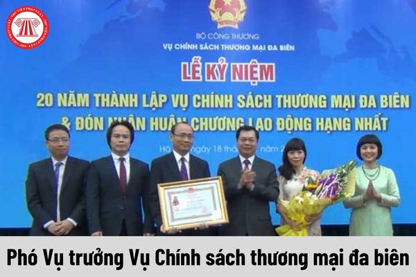 Phó Vụ trưởng Vụ Chính sách thương mại đa biên được nhận mức phụ cấp chức vụ lãnh đạo là bao nhiêu?