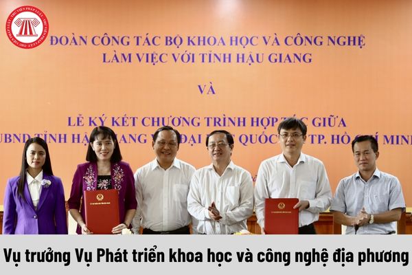 Vụ trưởng Vụ Phát triển khoa học và công nghệ địa phương được nhận mức phụ cấp chức vụ lãnh đạo là bao nhiêu?