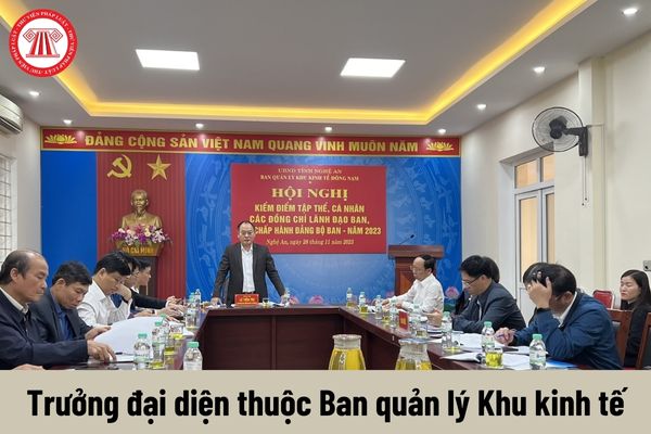 Nhiệm vụ của Trưởng đại diện thuộc Ban quản lý Khu kinh tế phải thực hiện là gì?