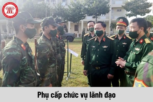 Người giữ chức vụ Tư lệnh Quân khu 5 Quân đội nhân dân Việt Nam sẽ được nhận mức phụ cấp chức vụ lãnh đạo bao nhiêu?