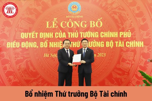 Ai có thẩm quyền bổ nhiệm chức vụ Thứ trưởng Bộ Tài chính?