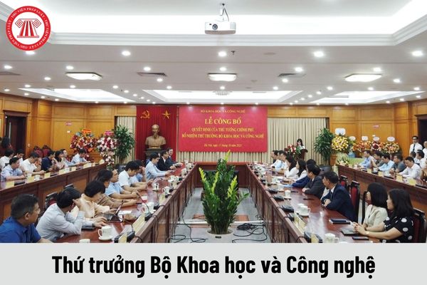 Thứ trưởng Bộ Khoa học và Công nghệ phải đáp ứng yêu cầu về trình độ như thế nào?