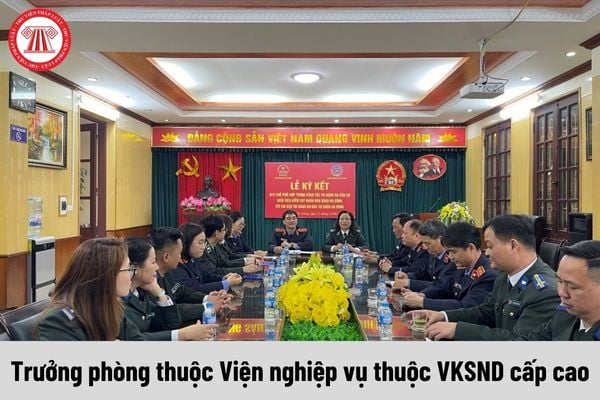 Trưởng phòng thuộc Viện nghiệp vụ thuộc Viện kiểm sát nhân dân cấp cao được nhận mức phụ cấp chức vụ là bao nhiêu?