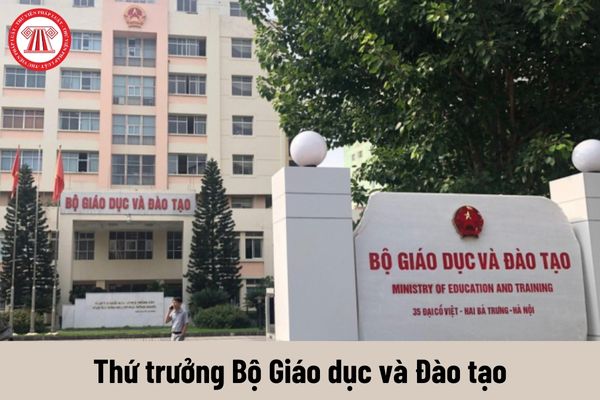 Thứ trưởng Bộ Giáo dục và Đào tạo phải đáp ứng yêu cầu về trình độ như thế nào?