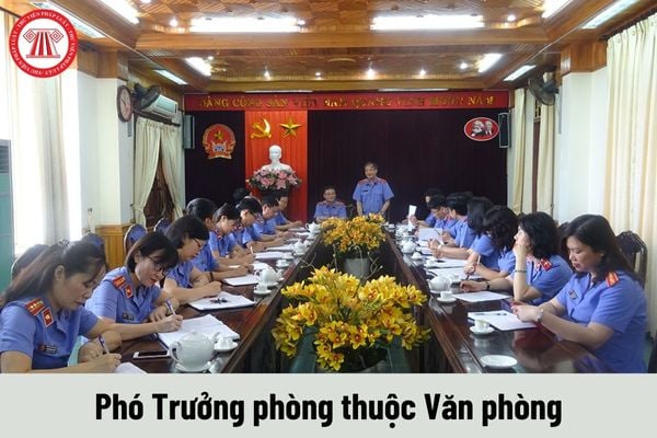 Phó Trưởng phòng thuộc Văn phòng thuộc Viện kiểm sát nhân dân cấp cao được nhận mức phụ cấp chức vụ là bao nhiêu?