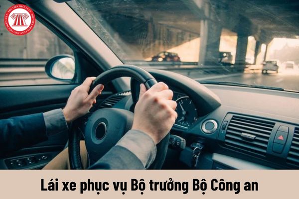 Làm công việc lái xe phục vụ Bộ trưởng Bộ Công an thì được nhận mức phụ cấp trách nhiệm công việc bao nhiêu?