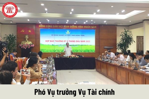 Mức phụ cấp chức vụ lãnh đạo của Phó Vụ trưởng Vụ Tài chính thuộc Bộ NN và PTNT được nhận là bao nhiêu?