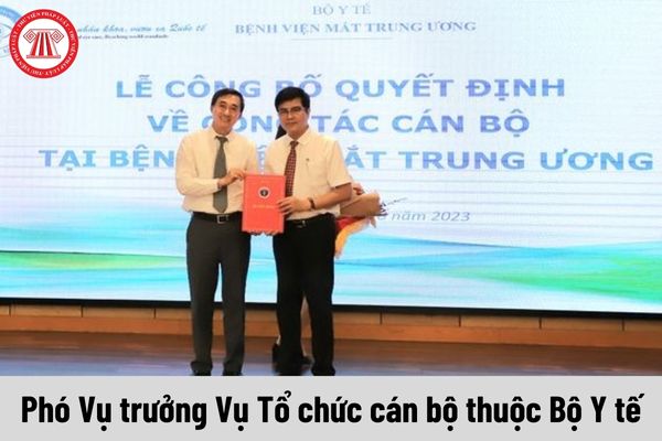 Phó Vụ trưởng Vụ Tổ chức cán bộ thuộc Bộ Y tế được nhận mức phụ cấp chức vụ lãnh đạo là bao nhiêu?