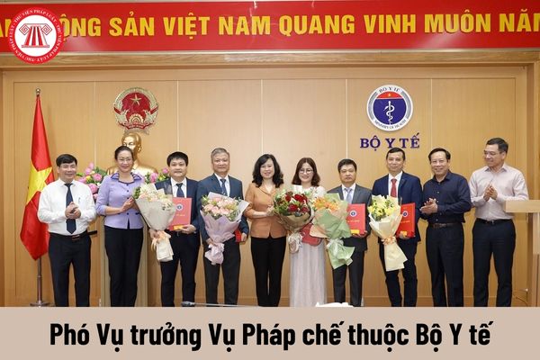 Mức phụ cấp chức vụ lãnh đạo của Phó Vụ trưởng Vụ Pháp chế thuộc Bộ Y tế được nhận là bao nhiêu?