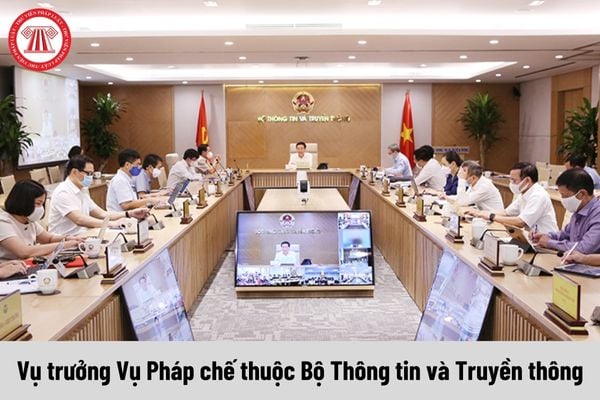 Mức phụ cấp chức vụ lãnh đạo của Vụ trưởng Vụ Pháp chế thuộc Bộ Thông tin và Truyền thông được nhận là bao nhiêu?