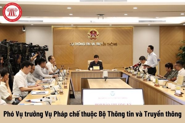 Phó Vụ trưởng Vụ Pháp chế thuộc Bộ Thông tin và Truyền thông được nhận mức phụ cấp chức vụ lãnh đạo là bao nhiêu?