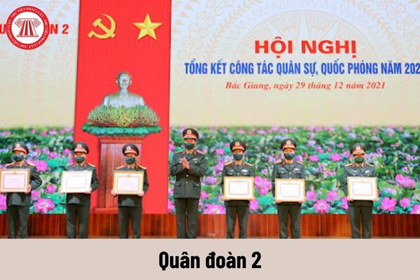 Quân đoàn 2 có phải là một trong các Quân đoàn của Quân đội nhân dân Việt Nam? Cấp bậc quân hàm cao nhất của Tư lệnh Quân đoàn hiện nay?