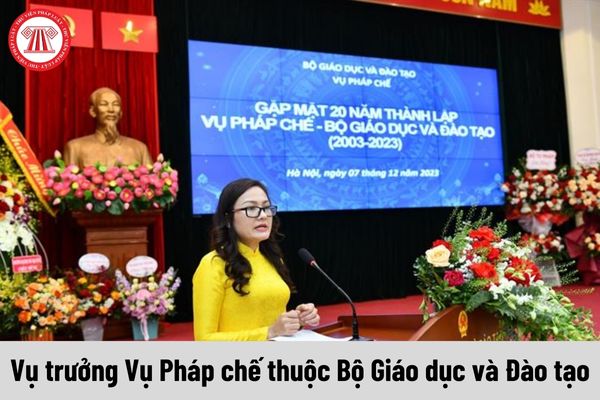 Mức phụ cấp chức vụ lãnh đạo của Vụ trưởng Vụ Pháp chế thuộc Bộ Giáo dục và Đào tạo được nhận là bao nhiêu?