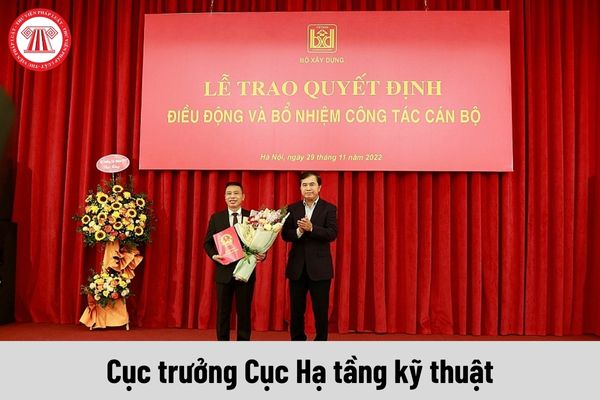 Cục trưởng Cục Hạ tầng kỹ thuật được nhận mức phụ cấp chức vụ lãnh đạo là bao nhiêu?