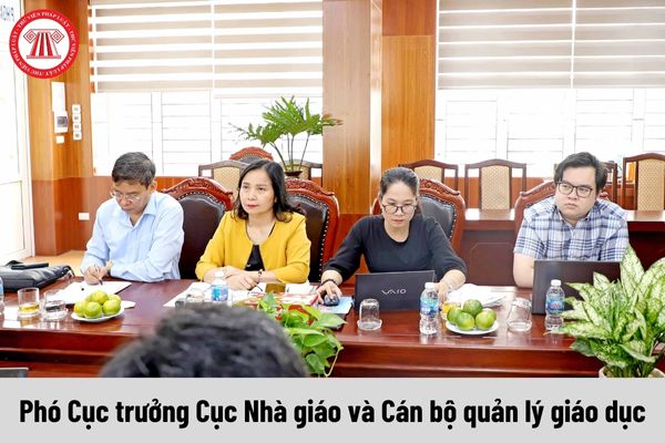 Phó Cục trưởng Cục Nhà giáo và Cán bộ quản lý giáo dục được nhận mức phụ cấp chức vụ lãnh đạo là bao nhiêu?