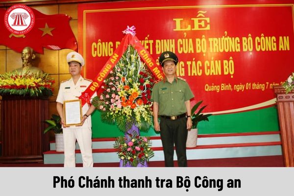 Phó Chánh Thanh tra Bộ Công an được nhận mức phụ cấp chức vụ lãnh đạo là bao nhiêu?