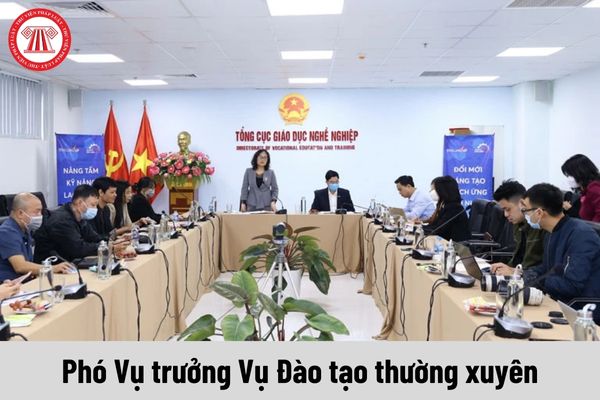 Mức phụ cấp chức vụ lãnh đạo của Phó Vụ trưởng Vụ Đào tạo thường xuyên được nhận là bao nhiêu?