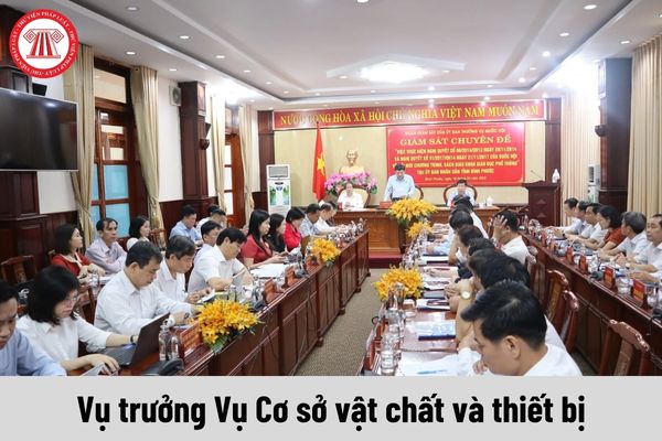 Vụ trưởng Vụ Cơ sở vật chất và thiết bị được nhận mức phụ cấp chức vụ lãnh đạo là bao nhiêu?