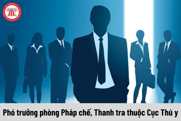 Mức phụ cấp chức vụ lãnh đạo của Phó trưởng phòng Pháp chế, Thanh tra thuộc Cục Thú y được nhận là bao nhiêu?