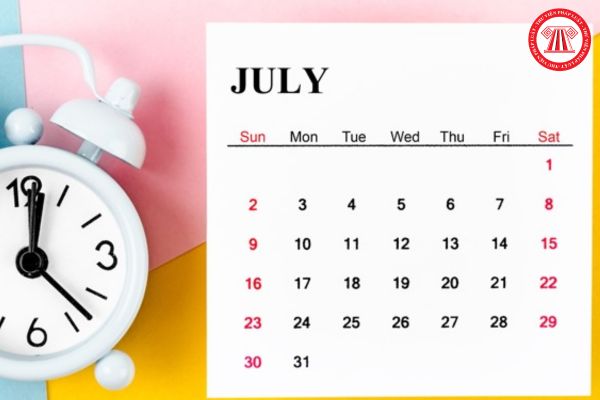 Lịch tháng 7 2024 dương lịch? Người lao động được nghỉ làm hưởng nguyên lương ngày lễ nào trong tháng 7 2024 dương lịch?