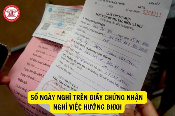 Số ngày nghỉ trên giấy chứng nhận nghỉ việc hưởng bảo hiểm xã hội có thể lên đến 50 ngày?