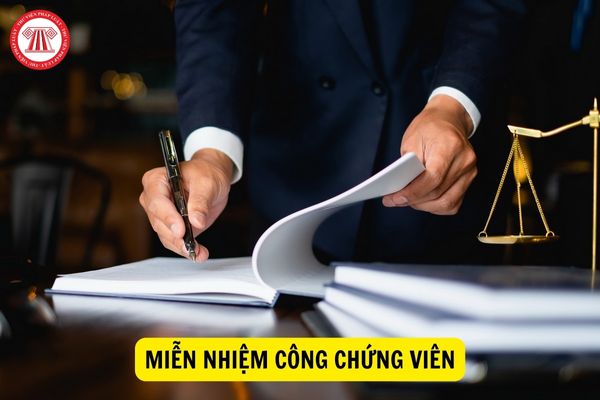 Có bị miễn nhiệm khi công chứng viên bị kết tội bằng bản án đã có hiệu lực pháp luật?