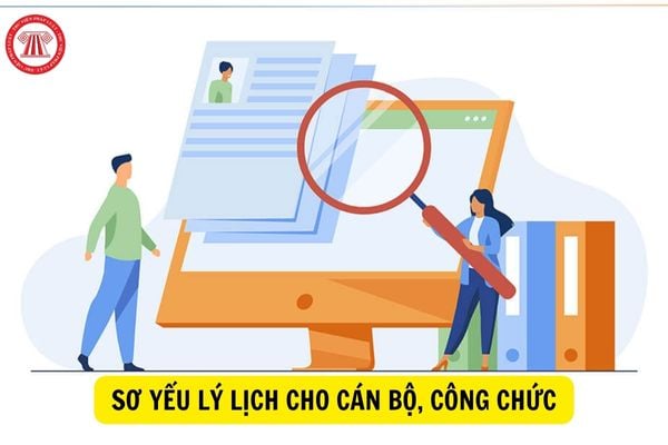 Mẫu sơ yếu lý lịch cho cán bộ, công chức mới nhất năm 2023?