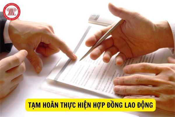 Mẫu đơn xin tạm hoãn thực hiện hợp đồng lao động chuẩn hiện nay?