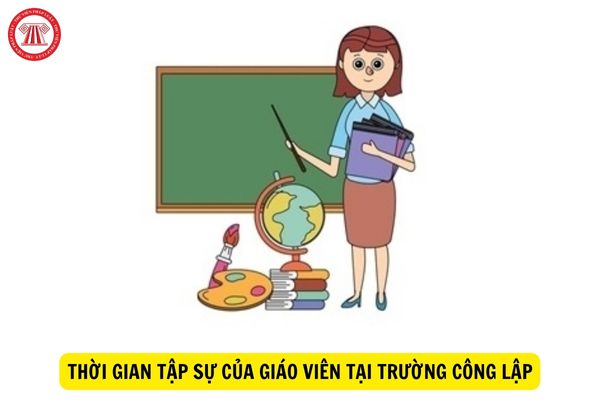 Giáo viên dạy tại các trường công lập có thời gian tập sự ít nhất là 09 tháng?