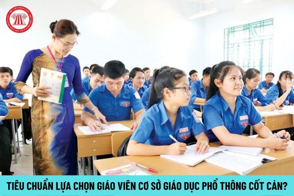 Tiêu chuẩn lựa chọn giáo viên cơ sở giáo dục phổ thông cốt cán là gì?