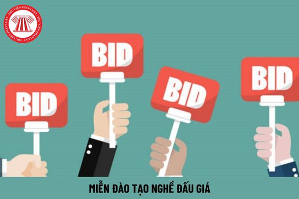 Người đã là chấp hành viên có được miễn đào tạo nghề đấu giá không?