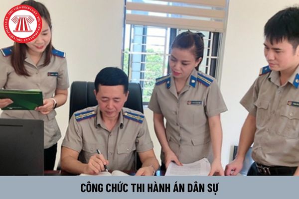 Có bao nhiêu ngạch công chức thi hành án dân sự?