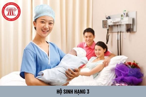 Hệ số lương của hộ sinh hạng 3 là bao nhiêu?