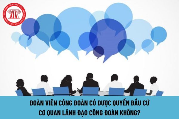 Đoàn viên công đoàn có được quyền bầu cử cơ quan lãnh đạo công đoàn không?