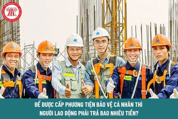 Để được cấp phương tiện bảo vệ cá nhân thì người lao động phải trả bao nhiêu tiền?