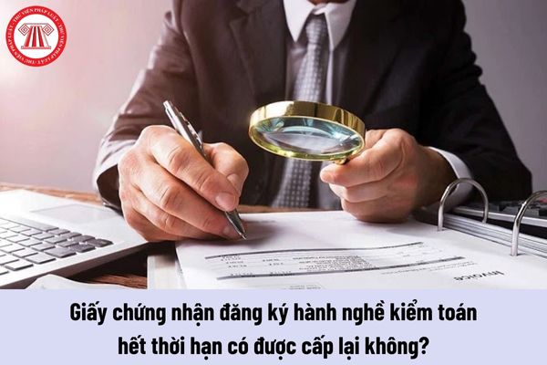 Giấy chứng nhận đăng ký hành nghề kiểm toán hết thời hạn có được cấp lại không?