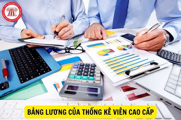 Bảng lương của Thống kê viên cao cấp kể từ ngày 15/11/2023?